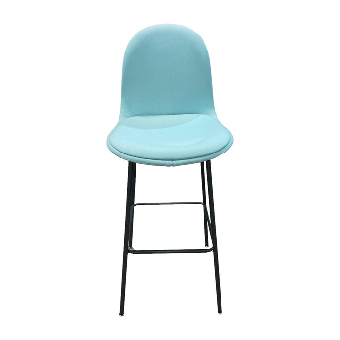 Refurbished Allermuir KIN Bar Stool in Light Blue