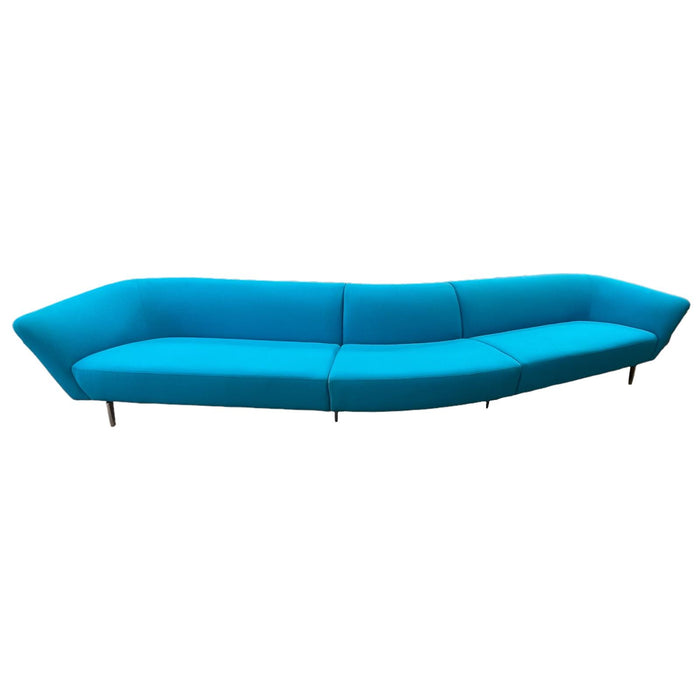 Refurbished Arper 'Loop' Modular Sofa in Blue
