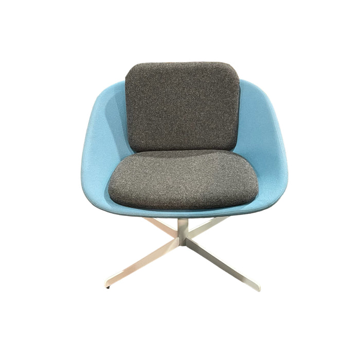Refurbished Dishy Low-Back in Blue & Grey