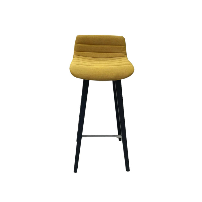 Refurbished Fina Bar Stool in Yellow
