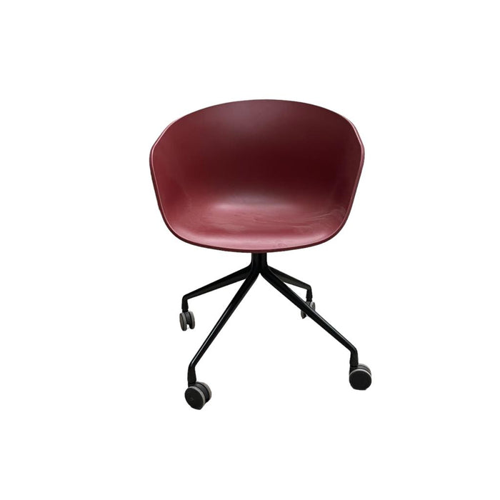Refurbished HAY About A Chair - AAC 24 - in Burgundy