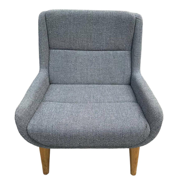 Refurbished Hush Low Armchair in Grey