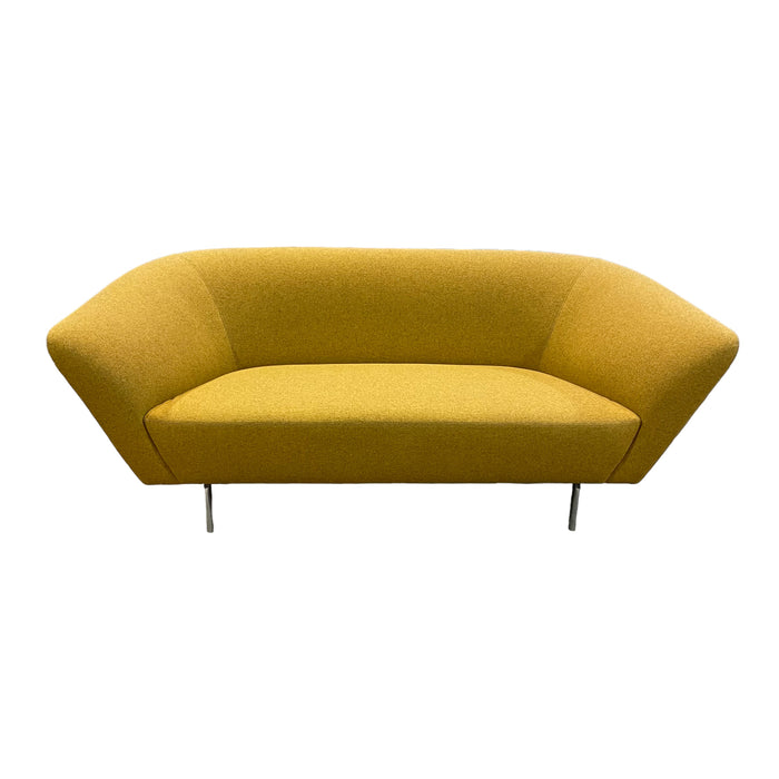 Refurbished Loop 2-Seater Sofa in Yellow