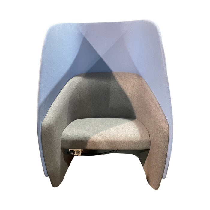 Refurbished Single Mango Booth in Blue & Grey