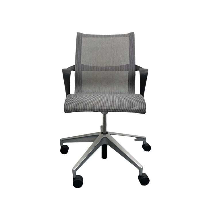 Refurbished Herman Miller Setu in Grey & Black