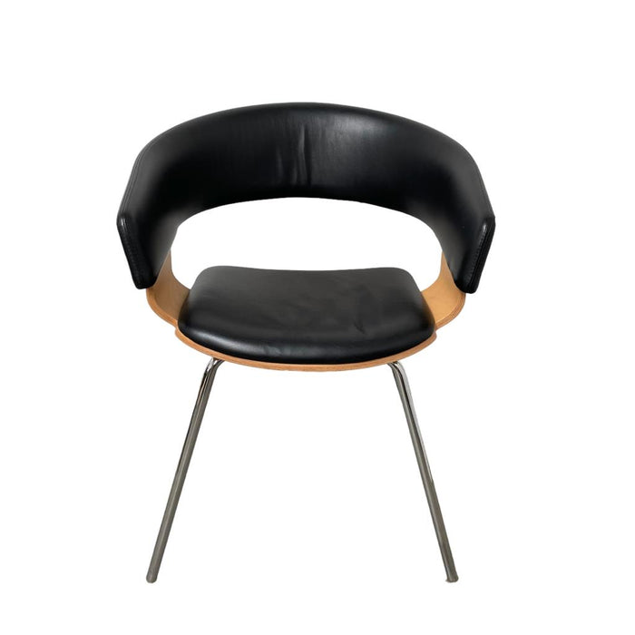 Refurbished Allermuir Meeting Chair in Black