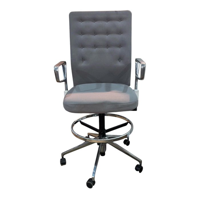Refurbished Vitra ID Trim Draughtsman Chair in Grey