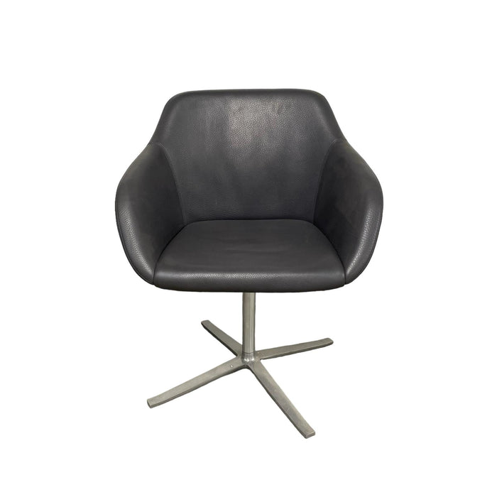 Refurbished Walter Knoll Turtle Lounge Chair