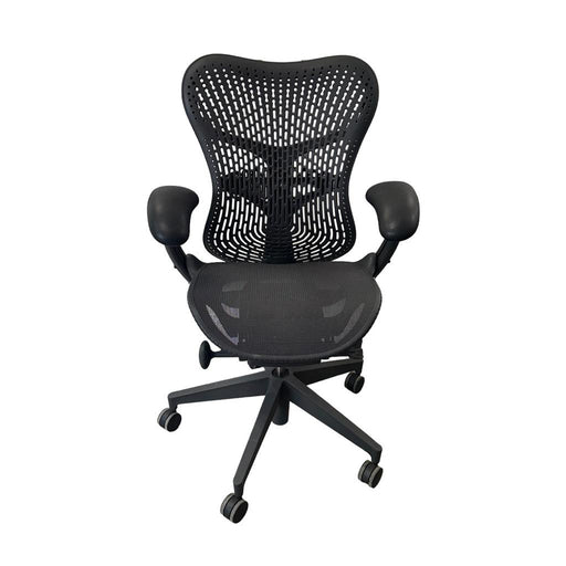 Charcoal mesh Herman Miller Mirra 2 chair.