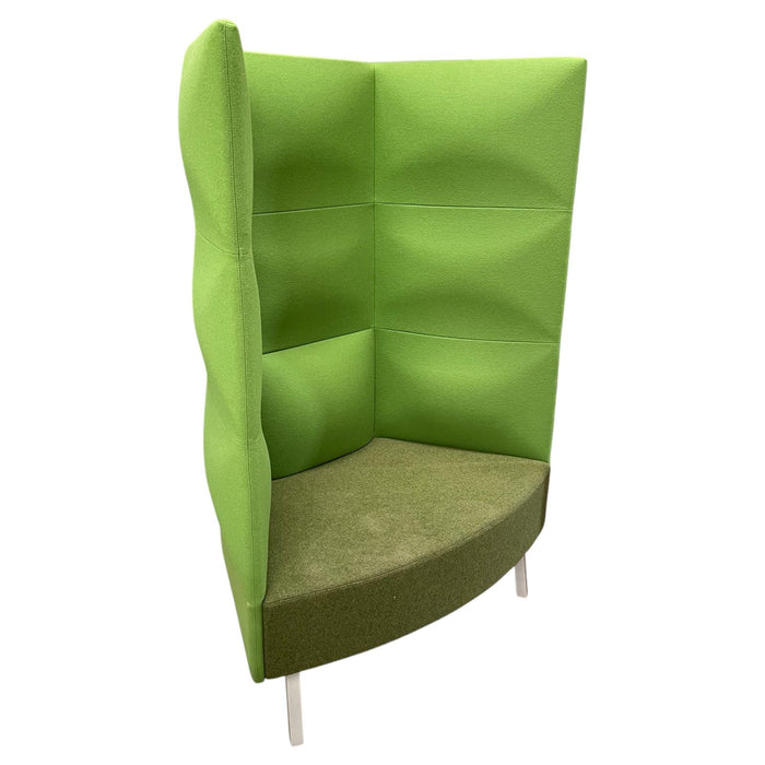 Refurbished Acoustic Lounge Chair in Green
