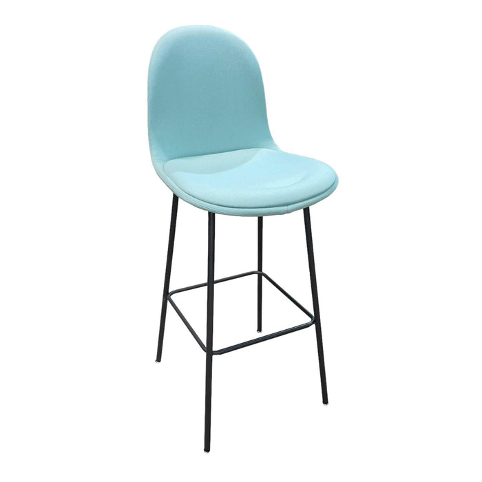 Refurbished Allermuir KIN Bar Stool in Light Blue