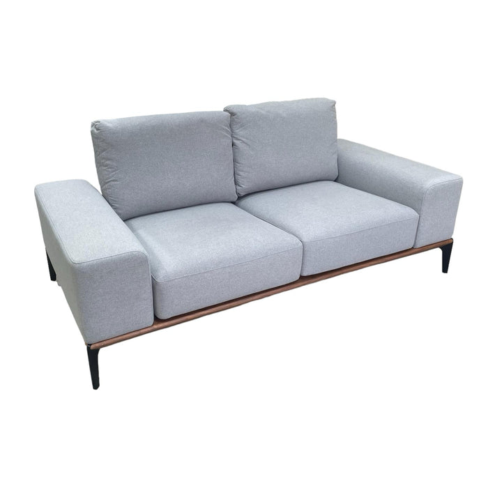 Refurbished Chunky 2-Seater Sofa in Grey