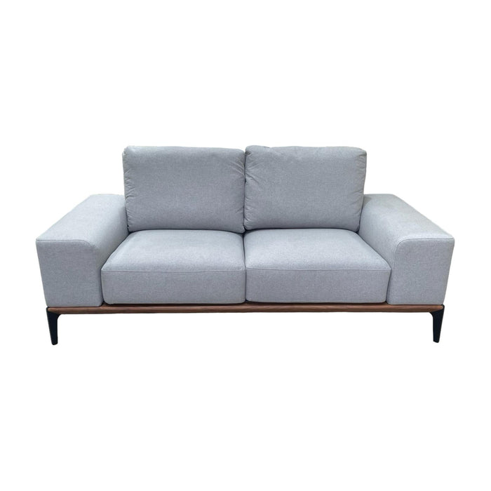 Refurbished Chunky 2-Seater Sofa in Grey