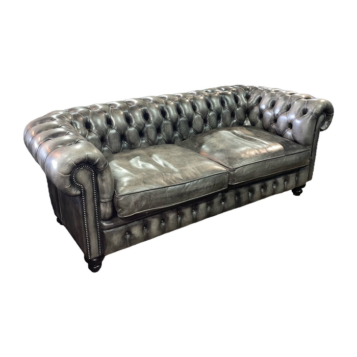 Refurbished 'Cromwell' - Chesterfield Sofa in Antiqued Leather