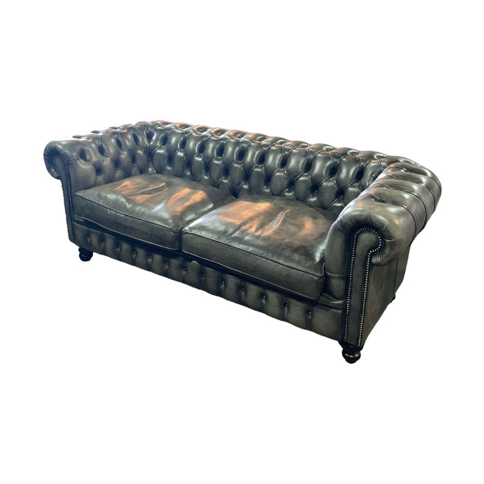 Refurbished 'Cromwell' - Chesterfield Sofa in Antiqued Leather