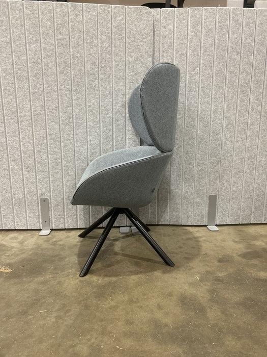 Refurbished Edge Design Runna High Back Tub Grey Swivel Chair