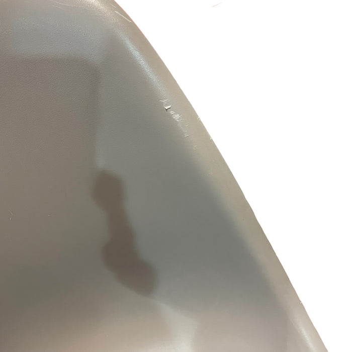 Refurbished Eames Plastic Side Chair RE DSX in Pebble