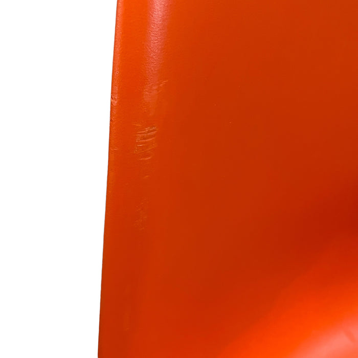 Refurbished Eames Plastic Side Chair RE DSX in Red