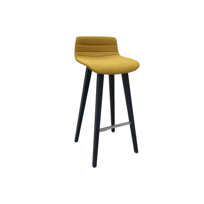 Refurbished Fina Bar Stool in Yellow