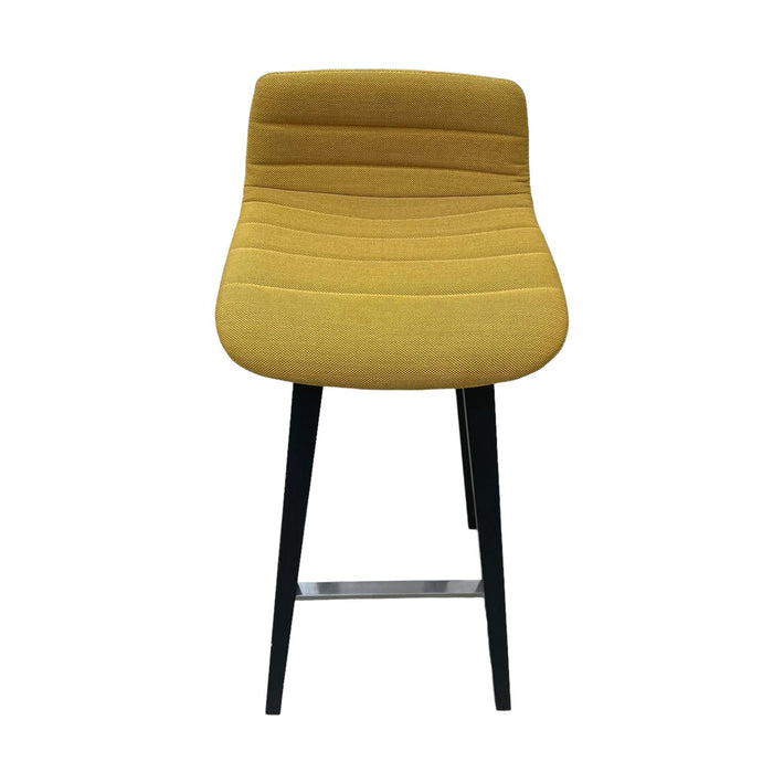 Refurbished Fina Bar Stool in Yellow