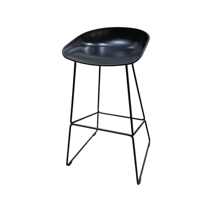 Refurbished HAY About A Stool - AAS 38 - in Black