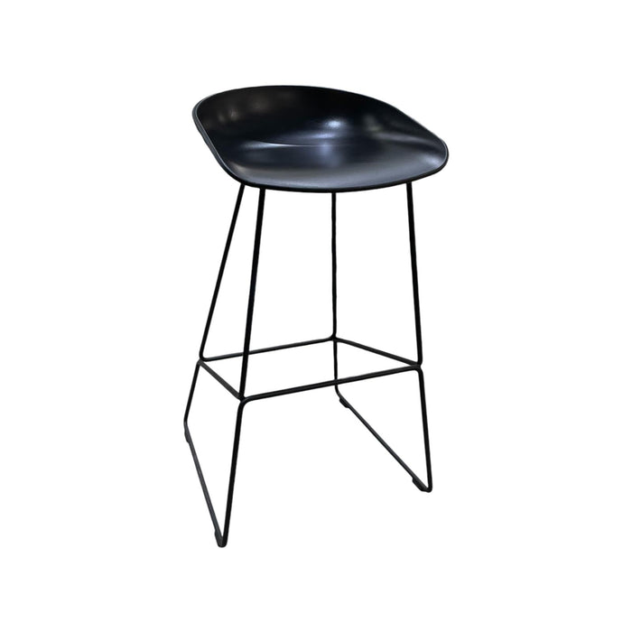 Refurbished HAY About A Stool - AAS 38 - in Black
