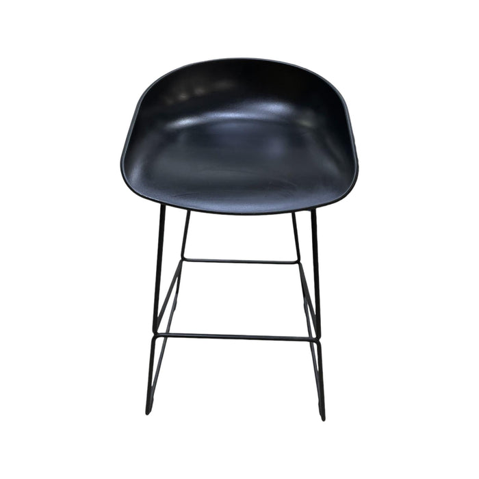 Refurbished HAY About A Stool - AAS 38 - in Black