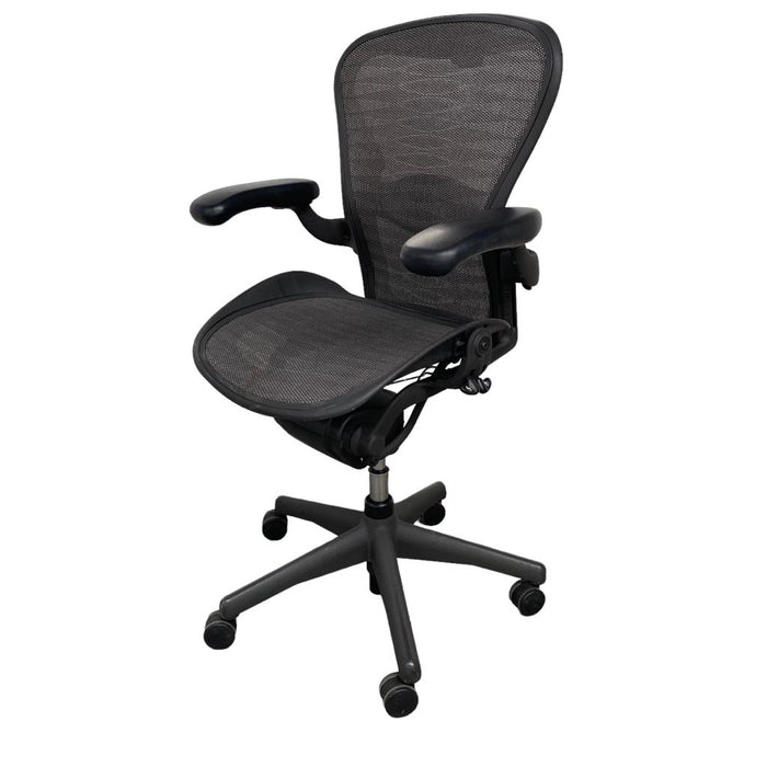 Refurbished Herman Miller Aeron - Tuxedo mesh - Fully Loaded - Size B - MK2