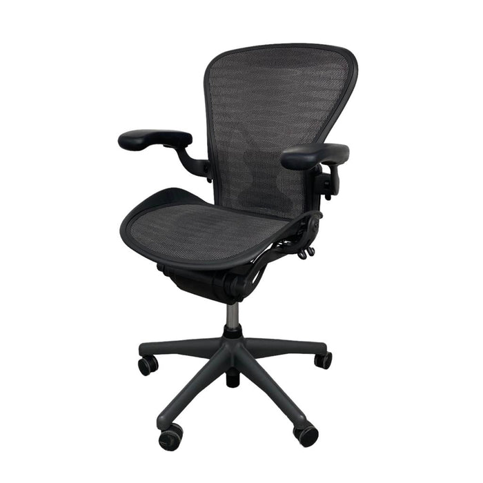 Refurbished Herman Miller Aeron Posturefit - Tuxedo Mesh- Fully Loaded - Size B - MK2