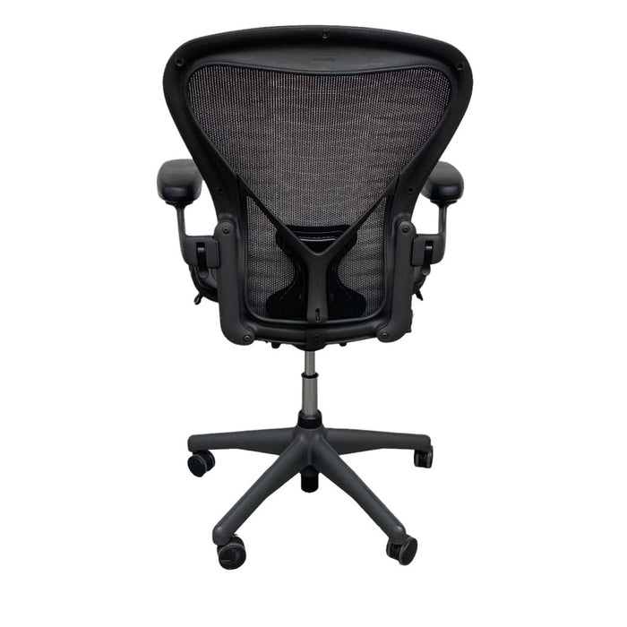 Refurbished Herman Miller Aeron Posturefit - Tuxedo Mesh- Fully Loaded - Size B - MK2