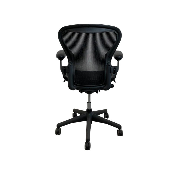 Black Aeron Herman Miller Refurbished Office Chair.
