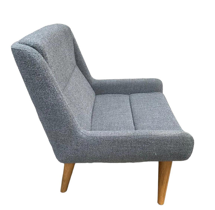 Refurbished Hush Low Armchair in Grey