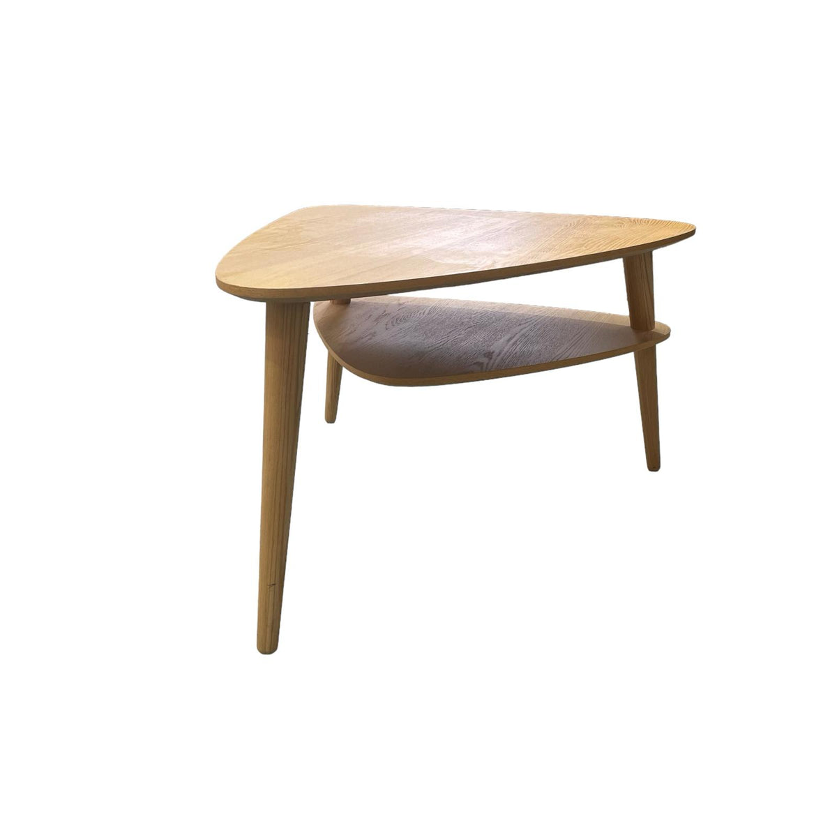 Refurbished John Lewis Triangular Oak Coffee Table — Zero Office