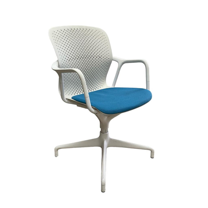 Refurbished Herman Miller Keyn Chair - White 4-Star Base