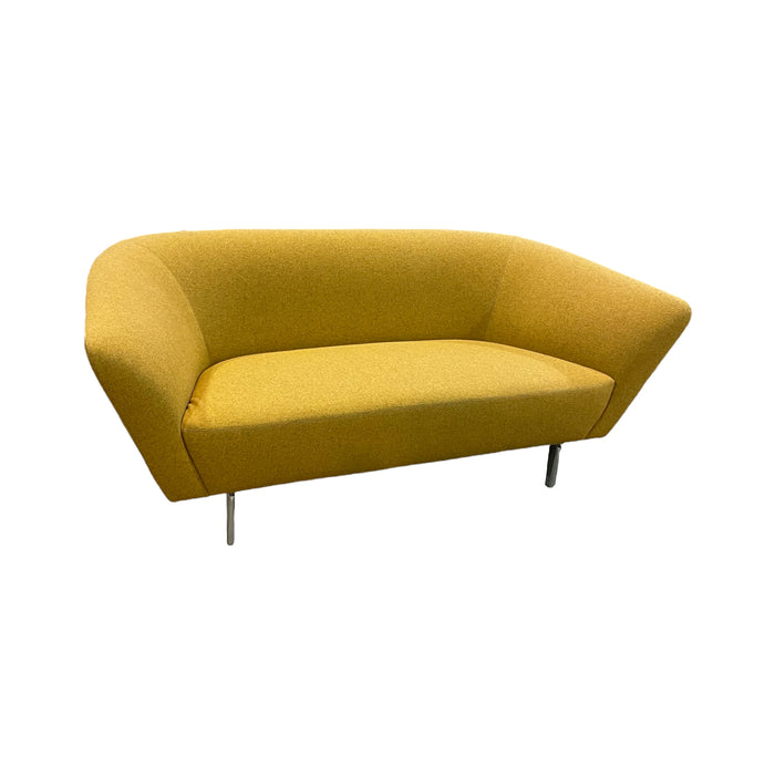 Refurbished Loop 2-Seater Sofa in Yellow