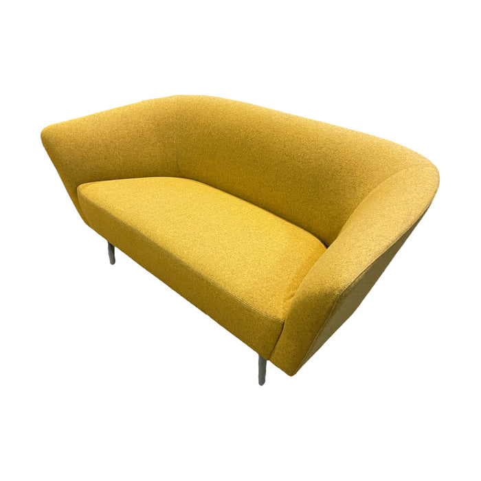 Refurbished Loop 2-Seater Sofa in Yellow