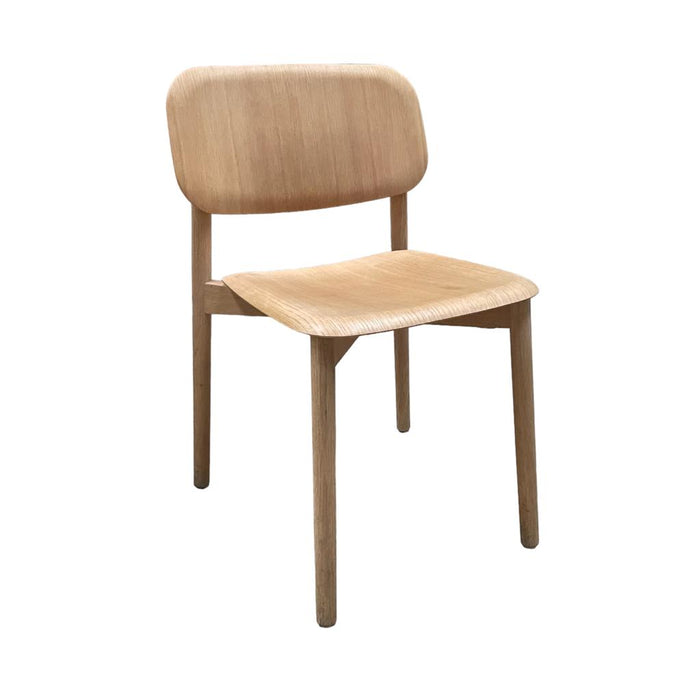 Refurbished Soft Edge 60 Wooden Stacking Chair - Choice of Colours