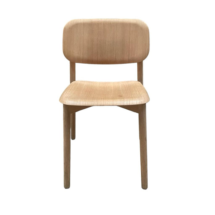 Refurbished Soft Edge 60 Wooden Stacking Chair - Choice of Colours