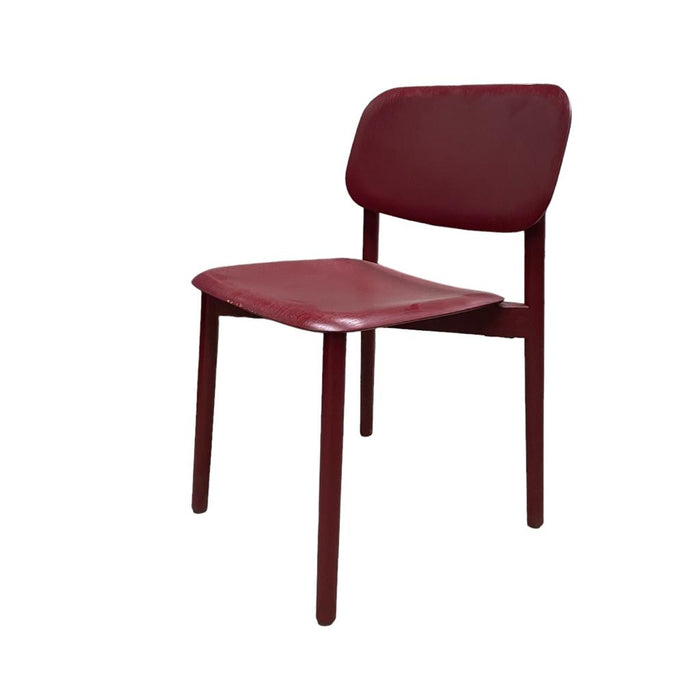 Refurbished Soft Edge 60 Wooden Stacking Chair - Choice of Colours