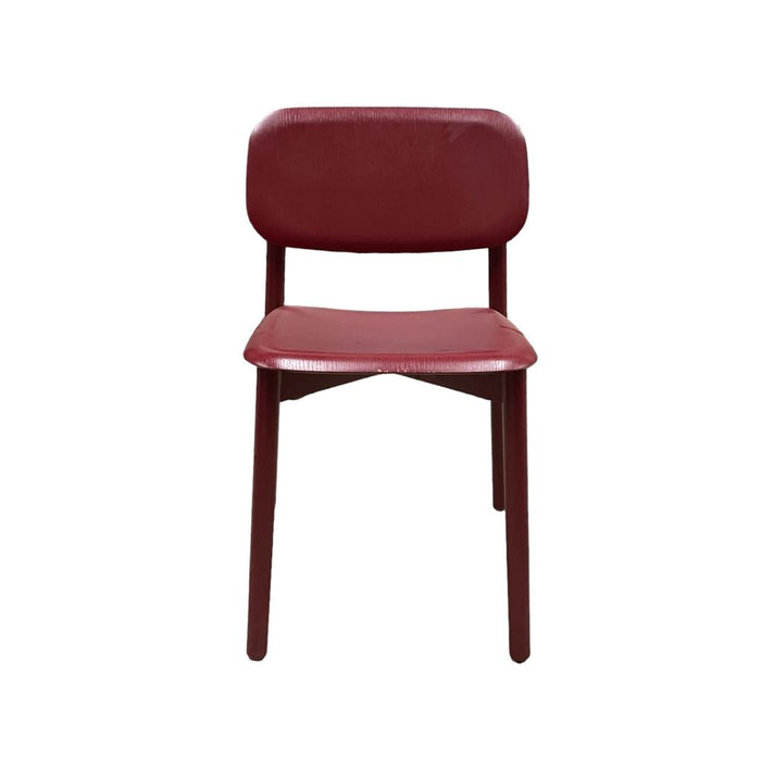 Refurbished Soft Edge 60 Wooden Stacking Chair - Choice of Colours