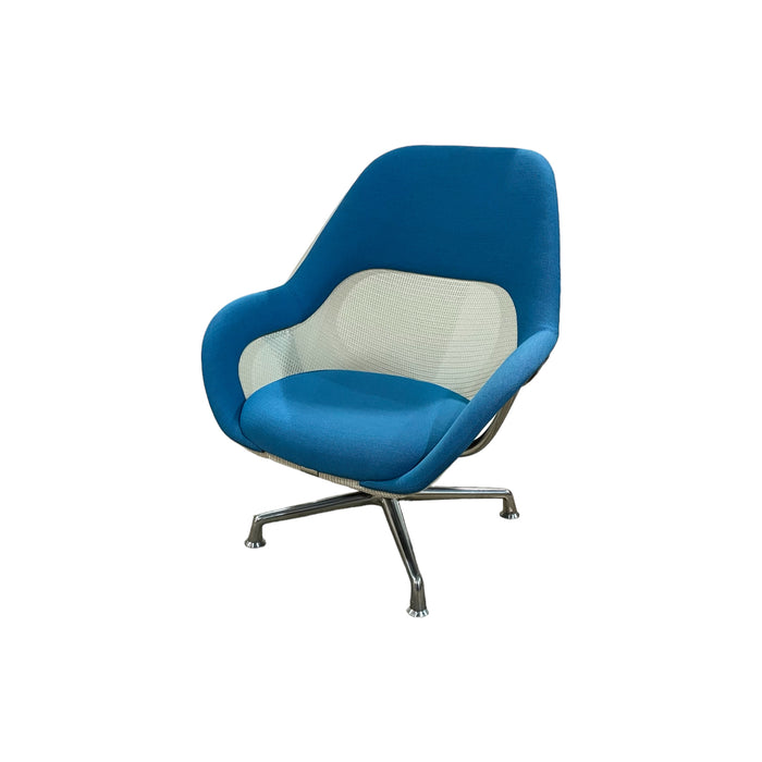 Refurbished SW_1 Conference Chair in Blue & White