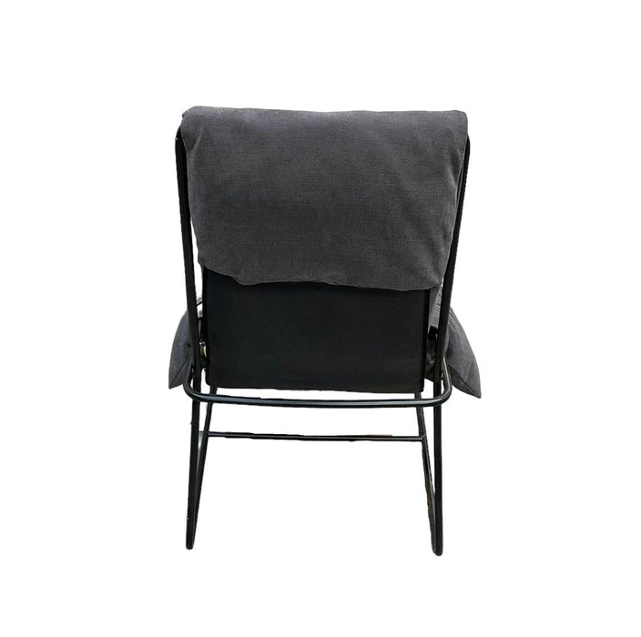 Refurbished Saba Italia Masai Armchair in Grey & Green