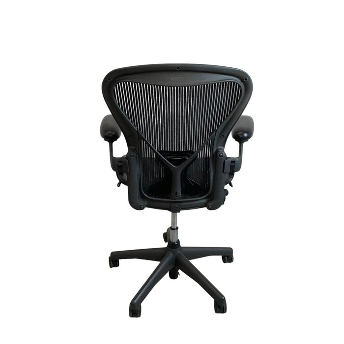 Refurbished Herman Miller Aeron Posturefit - Size B - Black - Fully Loaded - MK2