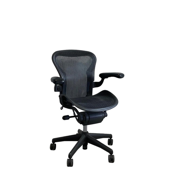 Refurbished Herman Miller Aeron, Fully Loaded, in Graphite - SIZE B - MK1