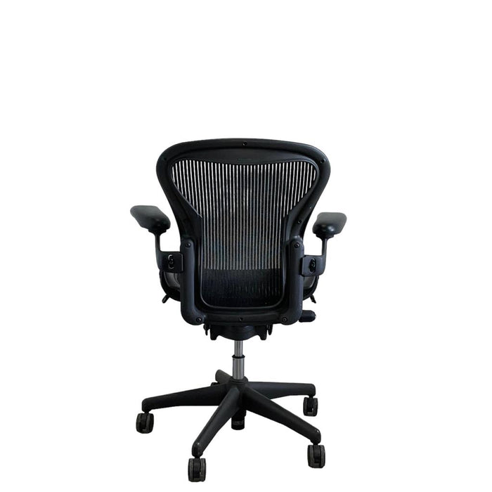 Refurbished Herman Miller Aeron, Fully Loaded, in Graphite - SIZE B - MK1