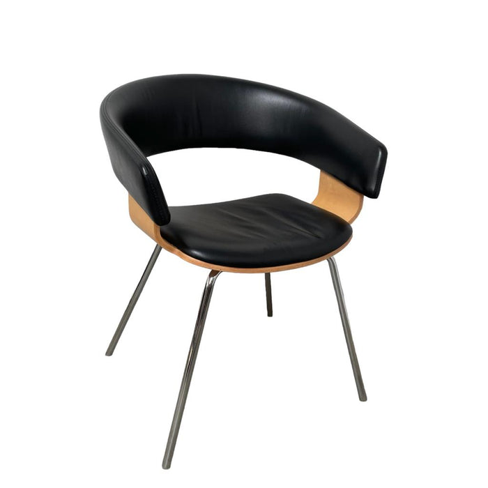 Refurbished Allermuir Meeting Chair in Black