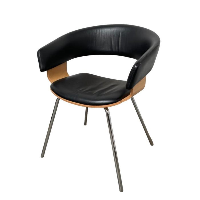 Refurbished Allermuir Meeting Chair in Black