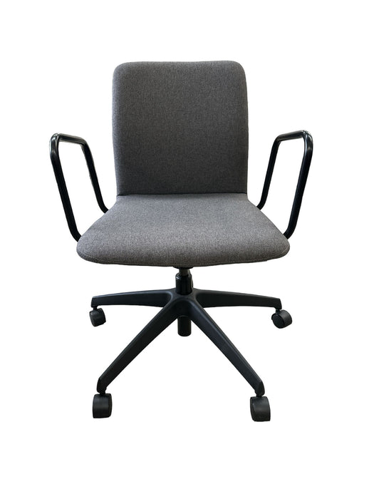 Refurbished BOSS Design Arran Swivel Chair in Grey