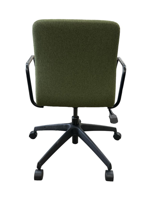 Refurbished BOSS Design Arran Swivel Chair in Olive Green