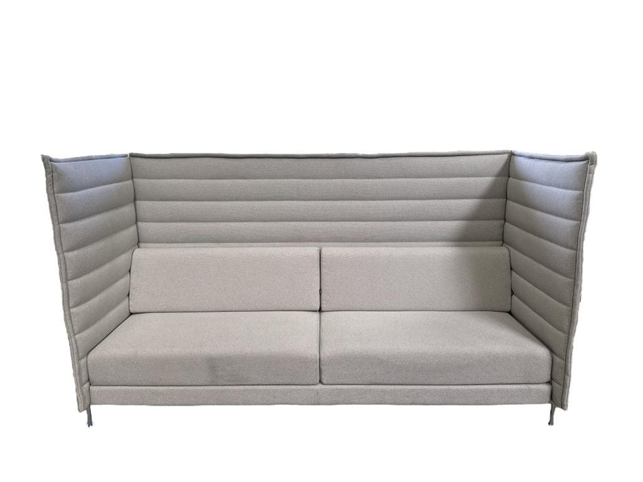 Warm Grey/Cream Refurbished 3-Seater Vitra Alcove Plus Sofa
